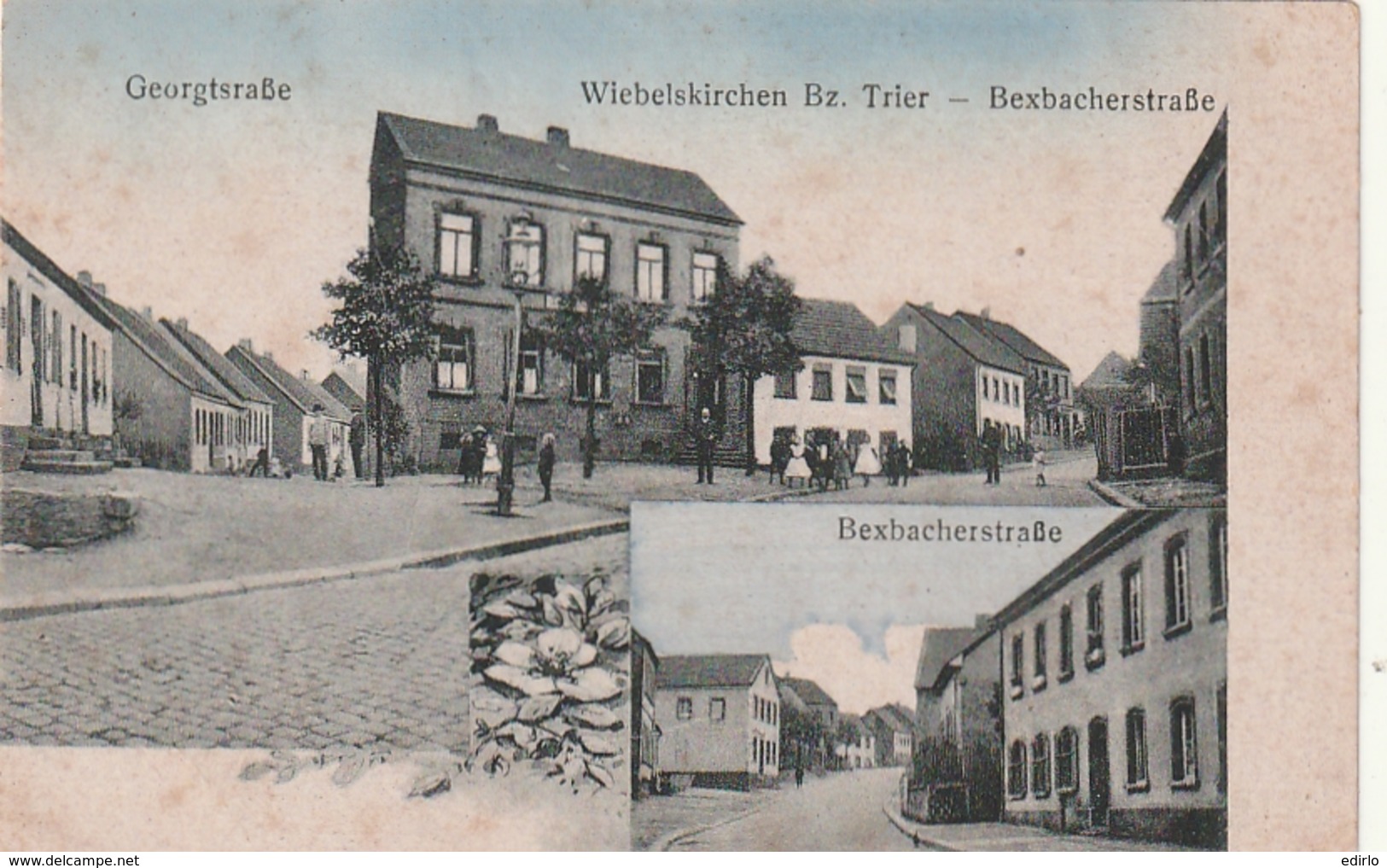 ***  Saar  *** - WIEBELSKIRCHEN - Bz. Trier - Georgstrasse - Bexbacherstrasse TTB écrite - Autres & Non Classés