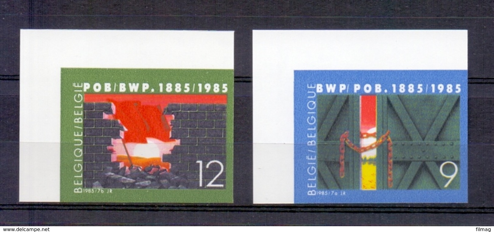 2167/2168 BWP ONGETAND POSTFRIS** 1985 - Autres & Non Classés