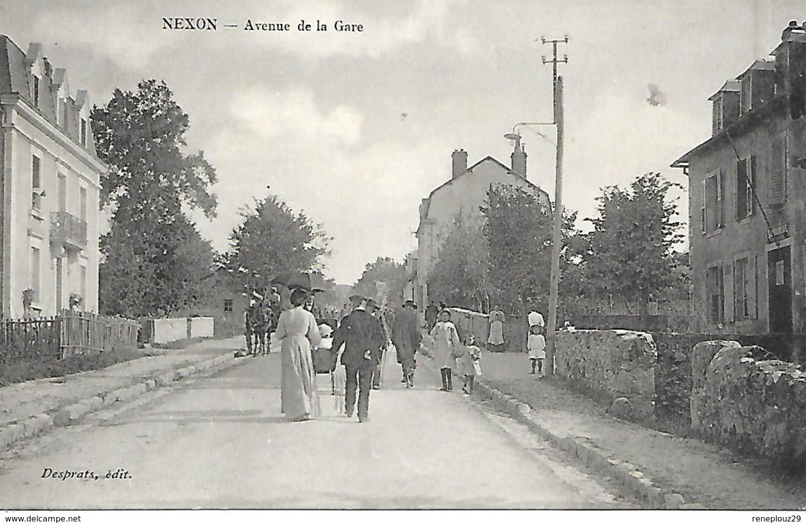 87-cachet Hôpital Temp De Nexon (N°5 Bis) Sur Belle CP En 1916 - Guerre De 1914-18