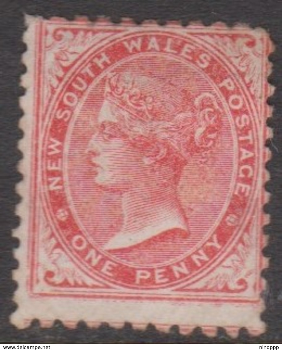 Australia-New South Wales ASC 33 1871 One Penny Red Perf 13,mint Hinged - Nuevos