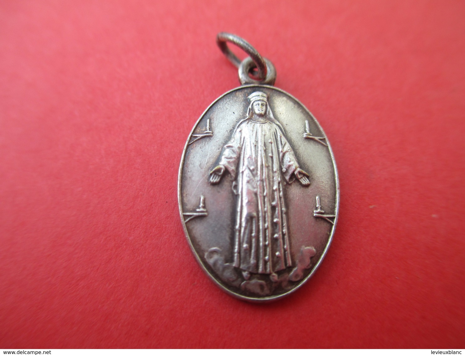 Médaille Religieuse Ancienne/ Jesus Christ/ ND De  PONTMAIN/Fin  XIXéme     CAN582 - Religion & Esotérisme