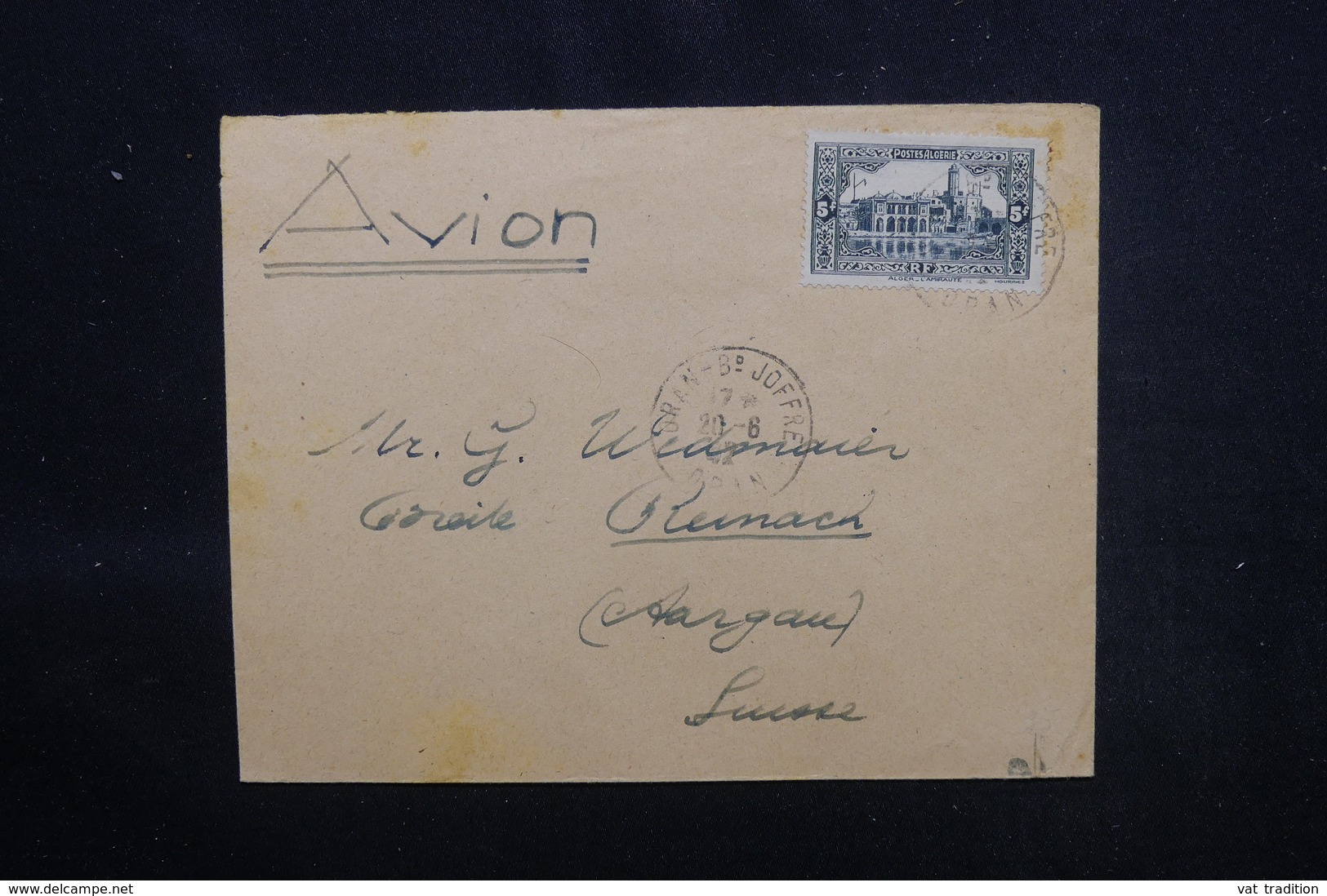 ALGÉRIE - Enveloppe D'un Évangéliste De Oran Pour La Suisse En 1942 - L 52889 - Lettres & Documents