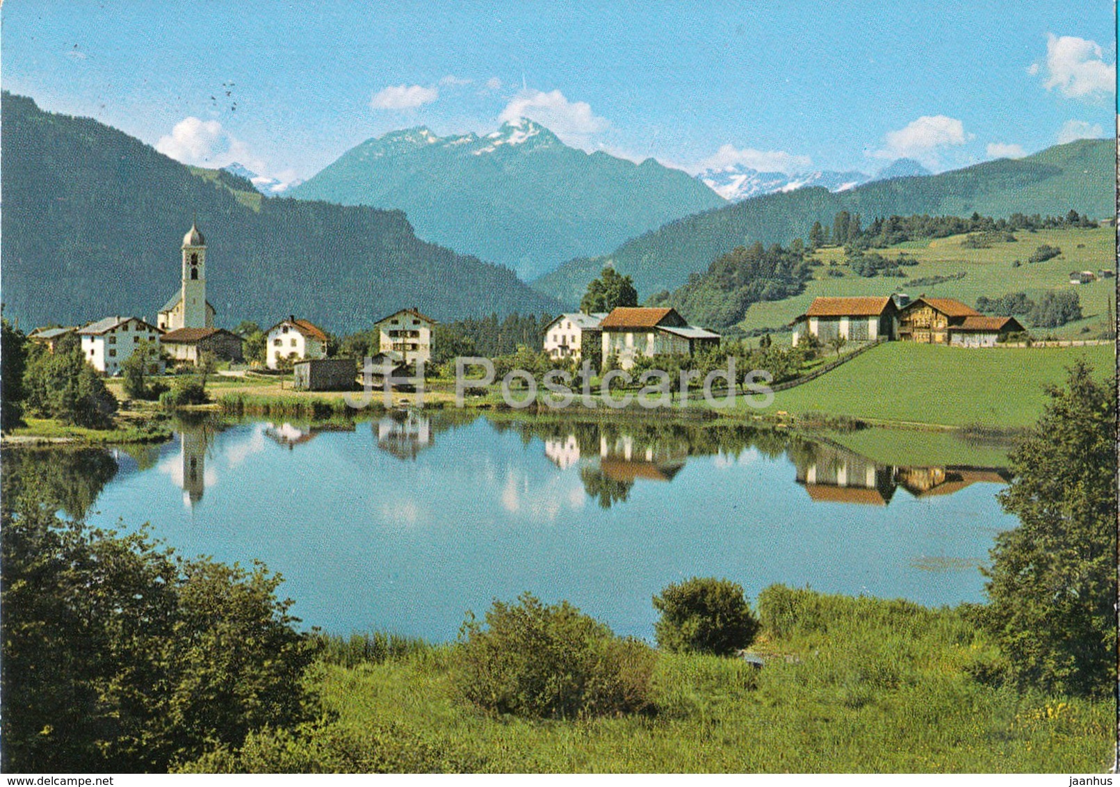 Laax Mit Piz Ault Und Piz Terri - C 3447 - Switzerland - 1969 - Used - Laax