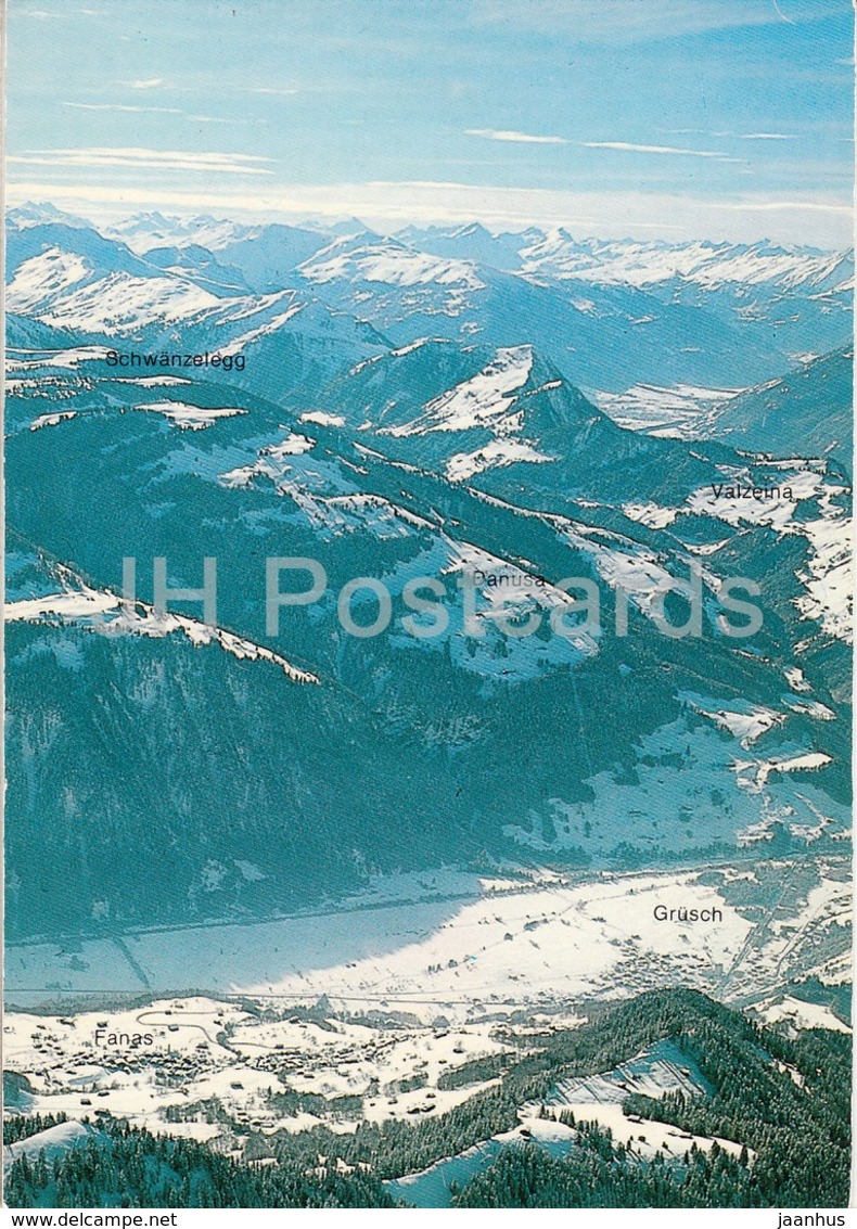 Skigebiet Danusa - Fanas - Grusch - Valzeina - Switzerland - 1982 - Used - Fanas