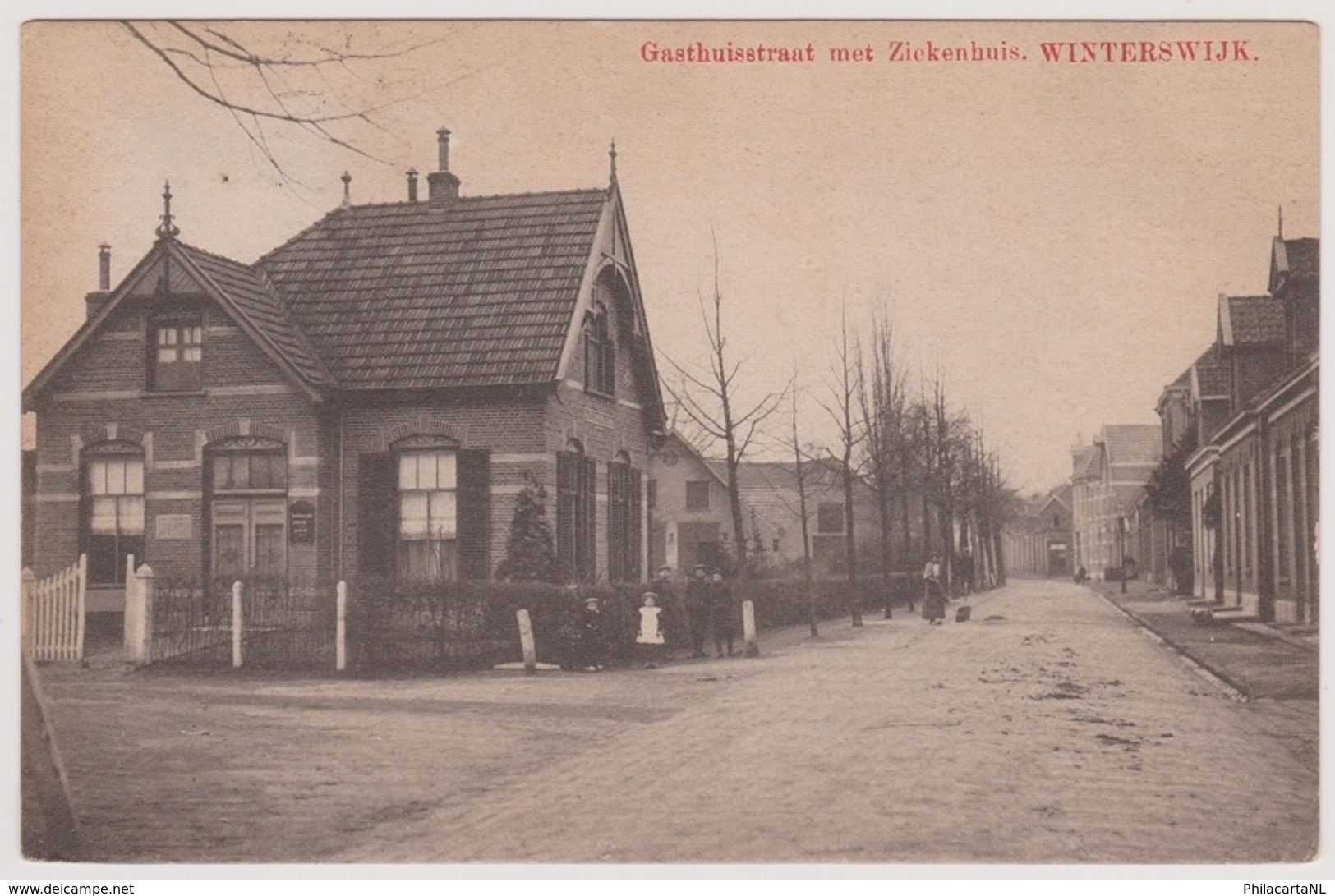 Winterswijk - Gasthuisstraat Met Ziekenhuis - 1910 - Winterswijk