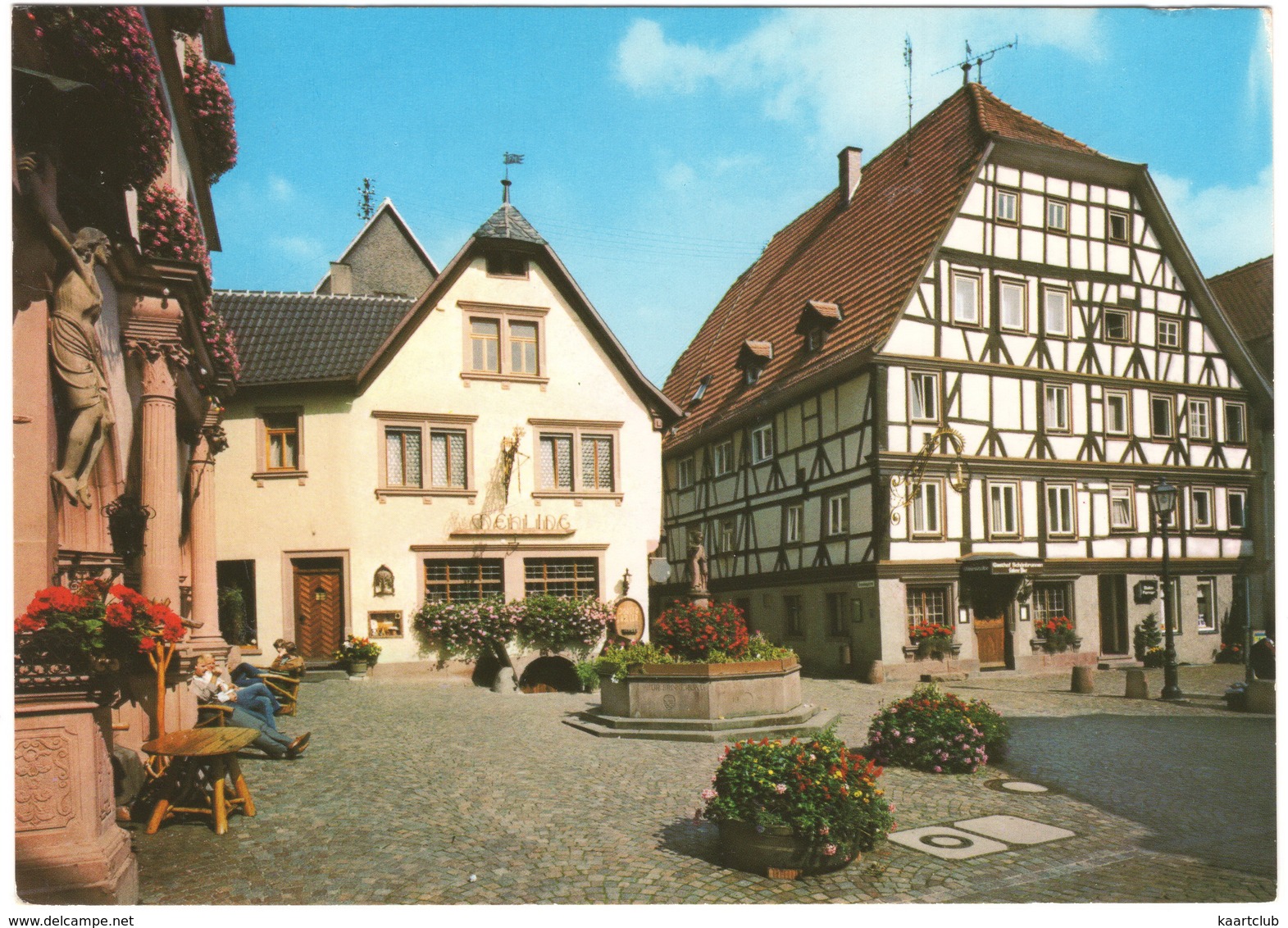 Lohr Am Main - Das Spessarttor,  Marktplatz - Karlstadt