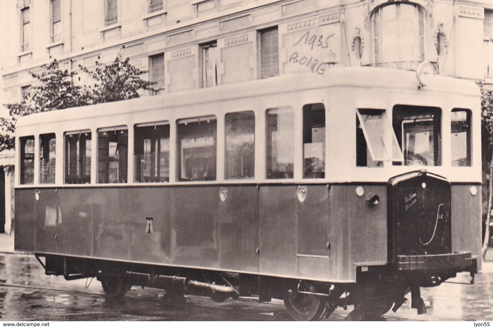 Bourg Autorail De Dion Série A11 Rues De Bourg 1935 Carte Moderne - Autres & Non Classés