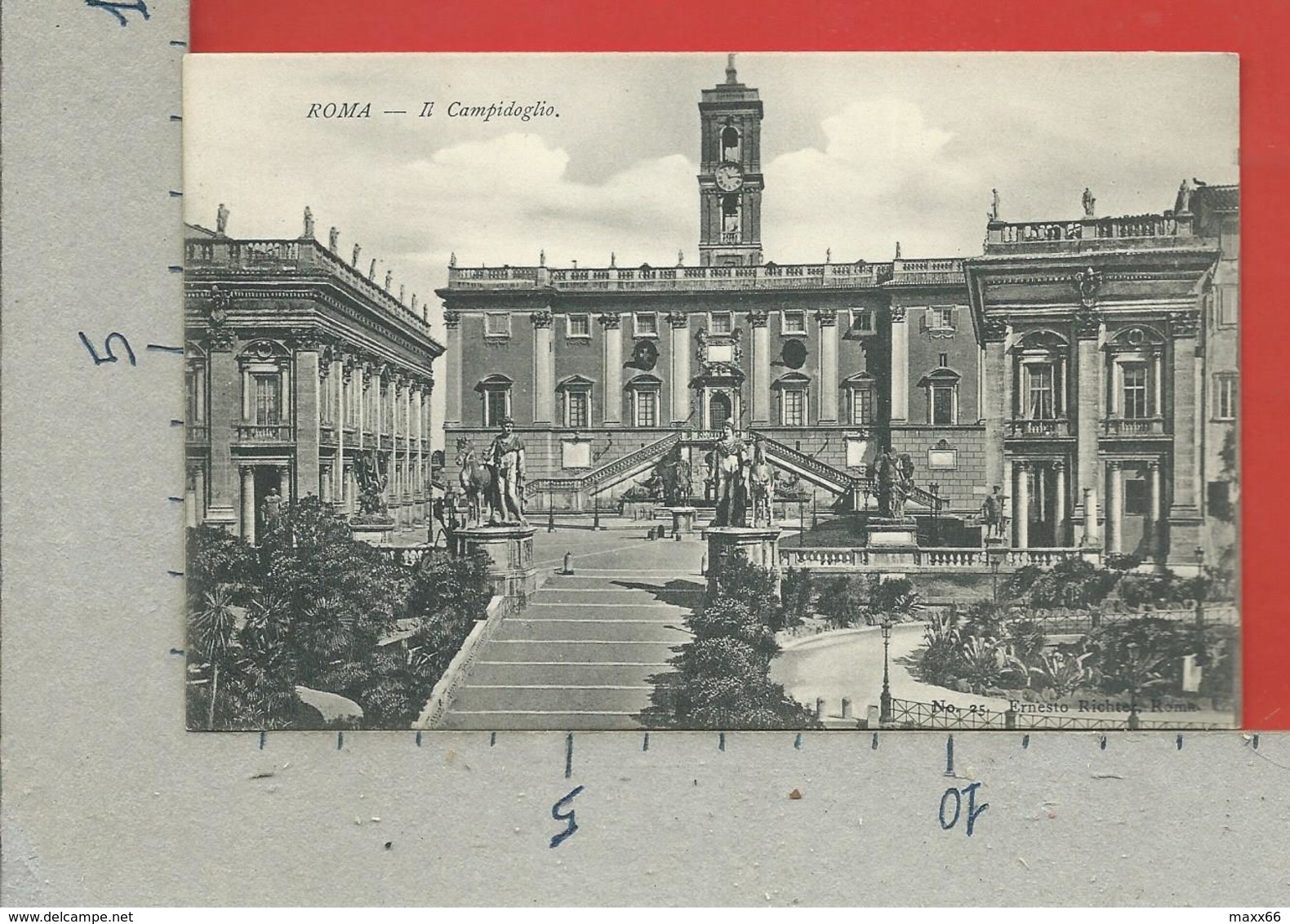 CARTOLINA NV ITALIA - ROMA - Il Campidoglio - 9 X 14 - Altri Monumenti, Edifici