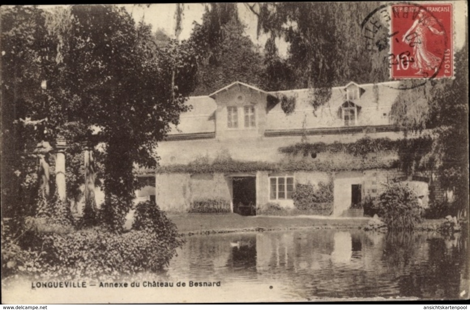 Cp Longueville Seine Et Marne, Annexe Du Château De Besnard - Andere & Zonder Classificatie