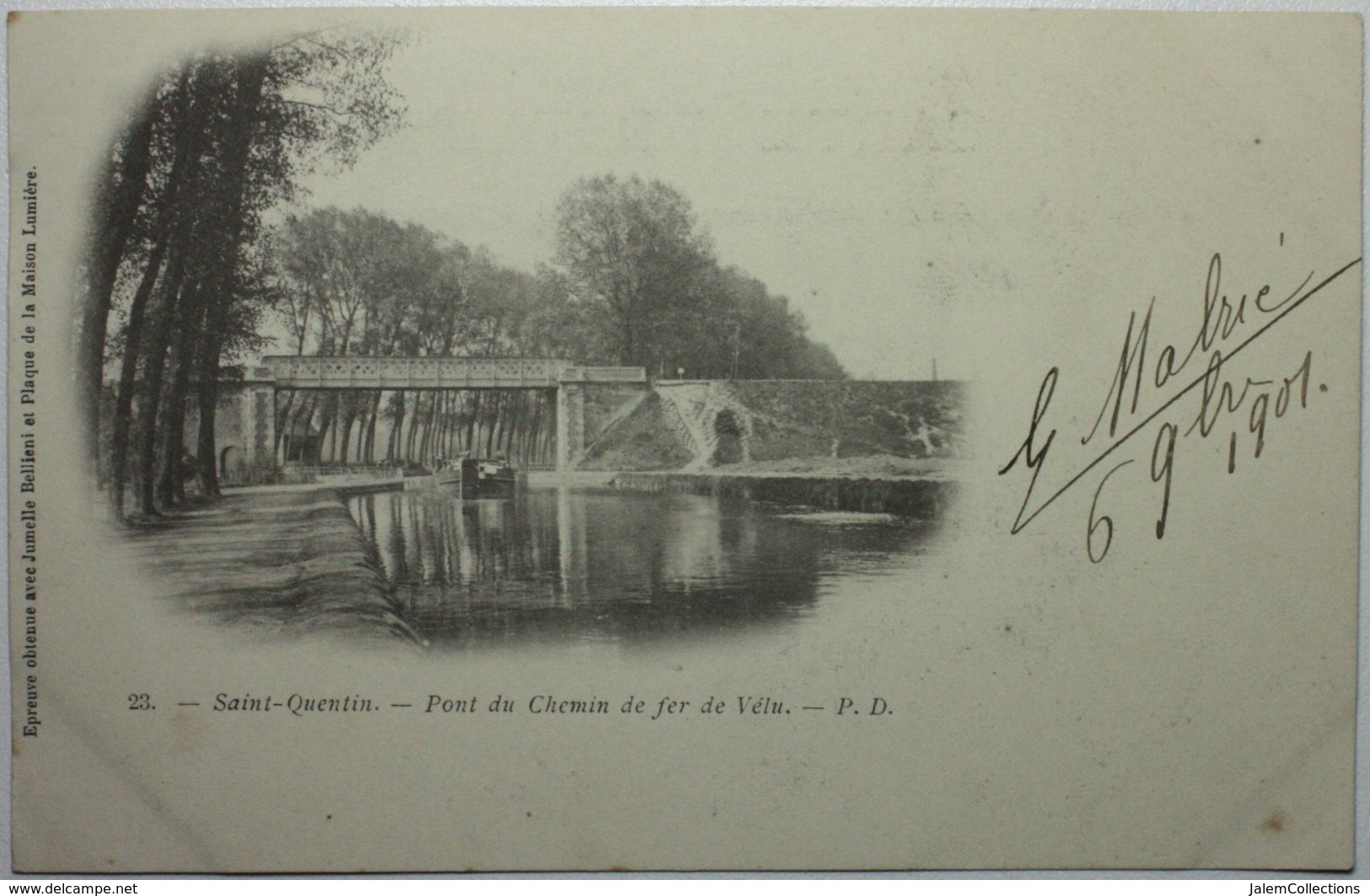 SAINT QUENTIN Pont Du Chemin De Fer De Vélu - Saint Quentin