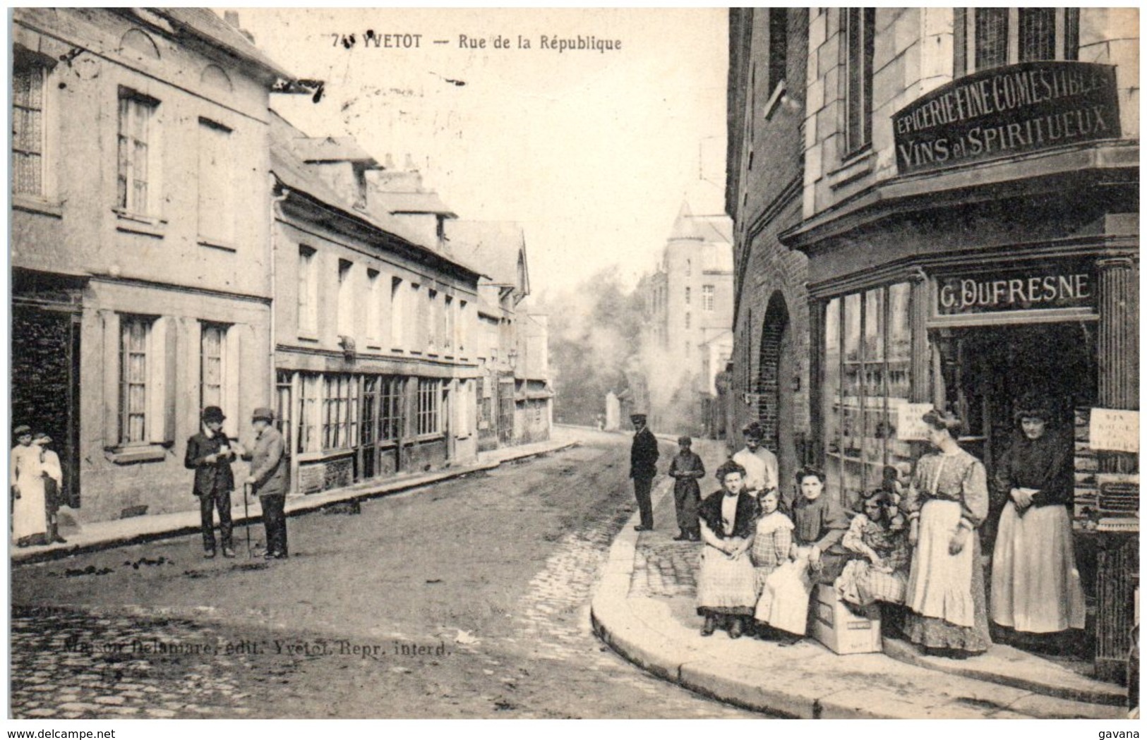 76 YVETOT - Rue De La République - Yvetot