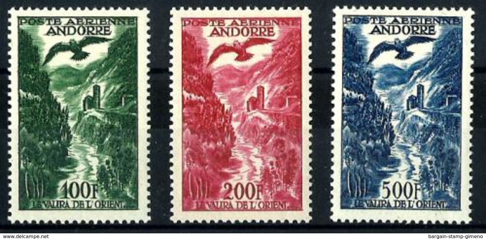 Andorra Francesa A-2/4 Nuevo. Cat.192,50€ - Airmail