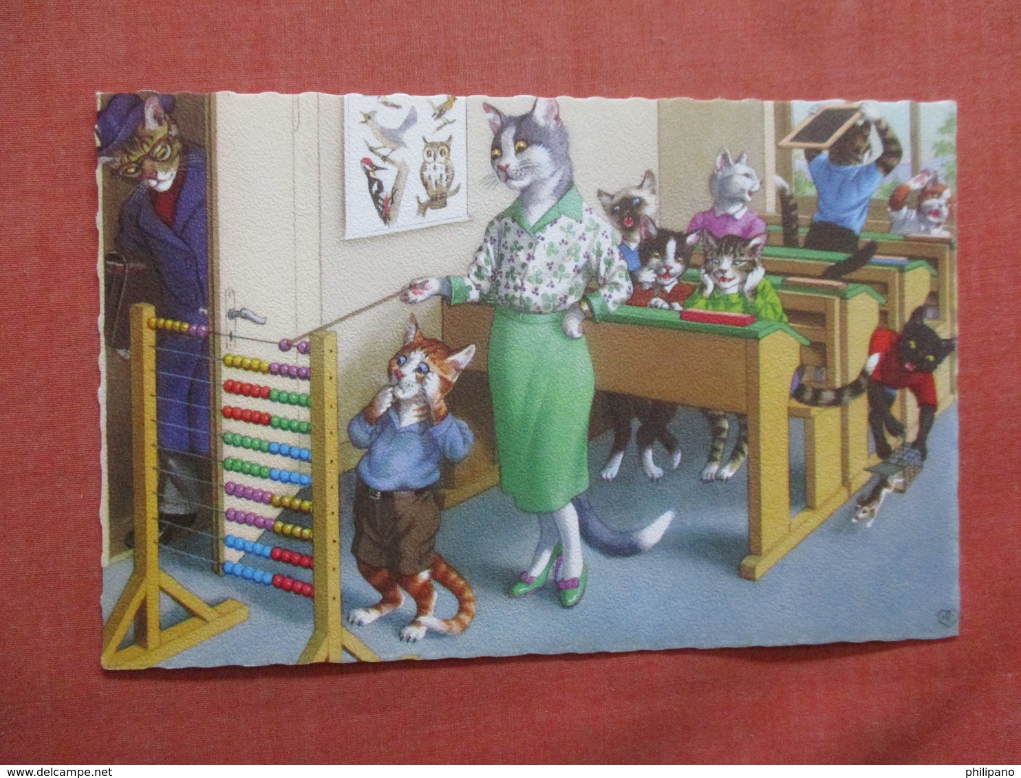 Dressed Cats In School   Ref 3889 - Chats