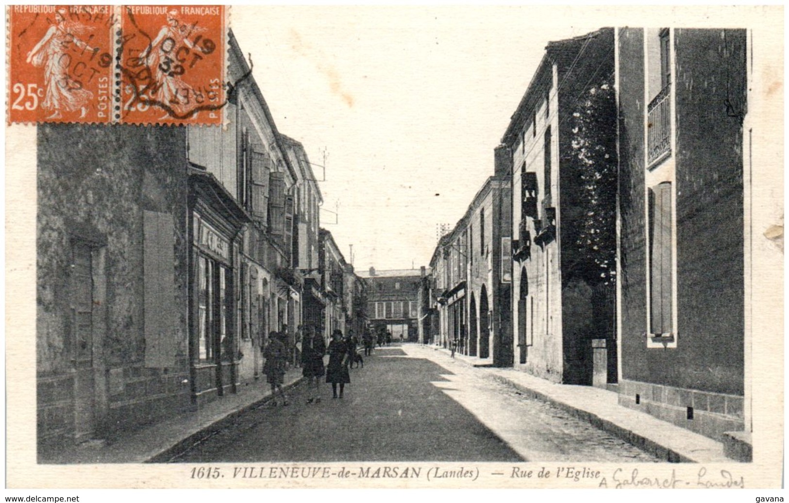 40 VILLENEUVE-de-MARSAN - Rue De L'Eglise - Villeneuve De Marsan