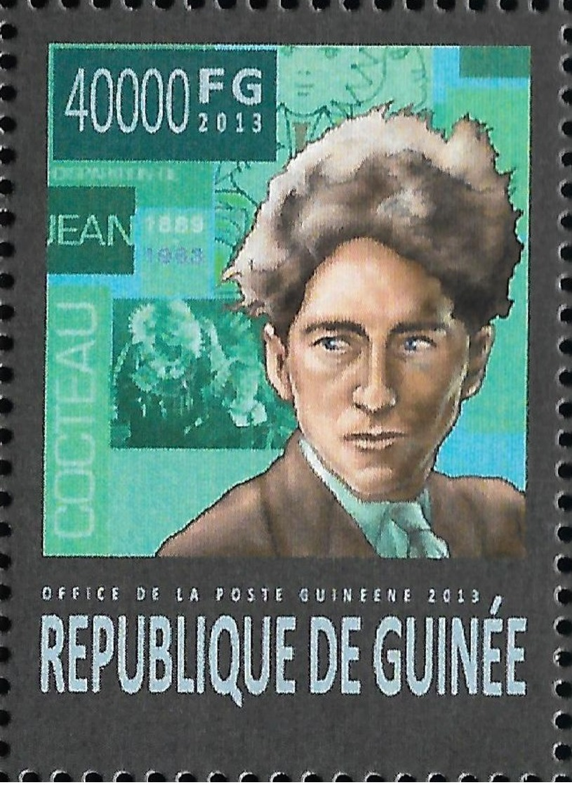 Guinee Jean Cocteau France Poet Novelist 1v Stamp Michel:10005 - Other & Unclassified