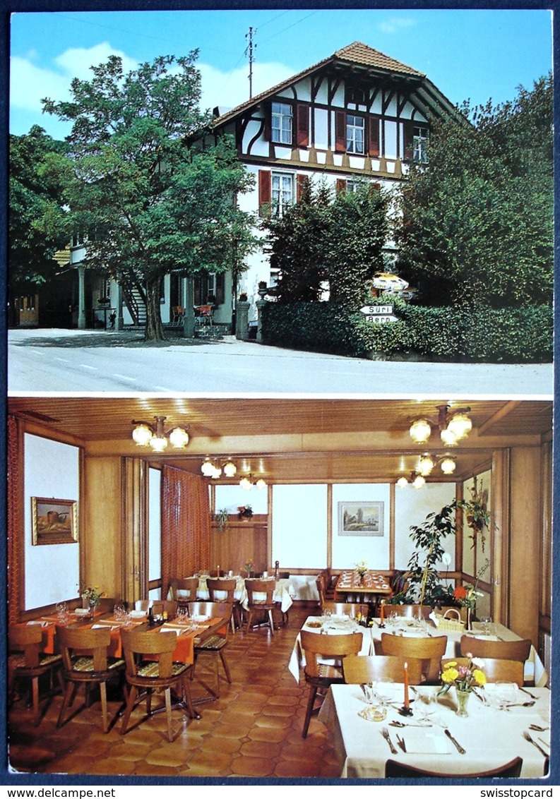 BRAMBERG Neuenegg Restaurant Zum Denkmal Werbung Familie S. Wyssmann - Neuenegg