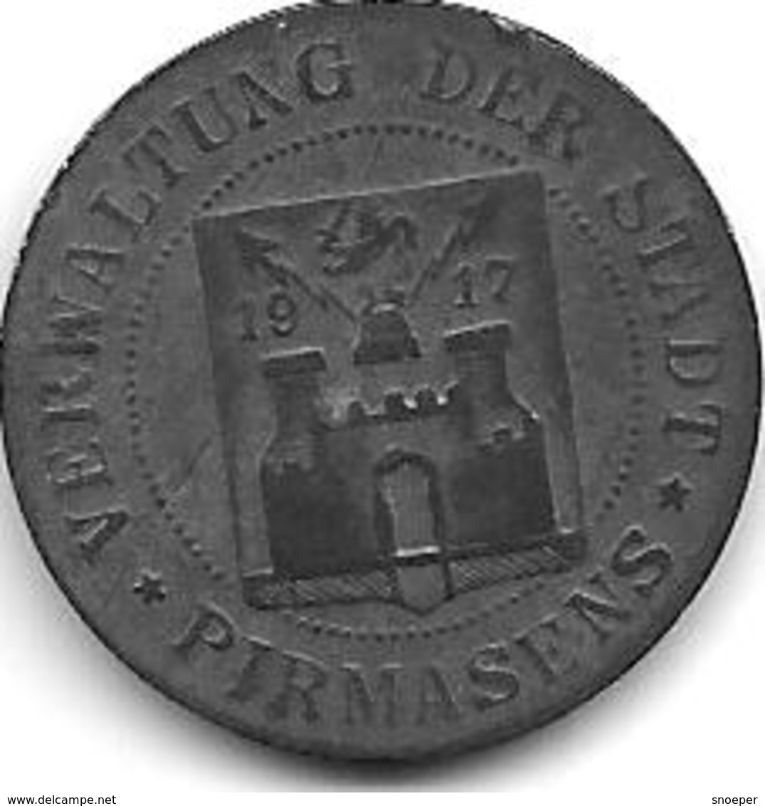 Notgeld Pirmasens 5 Pfennig 1917   Zn  426.1 - Altri & Non Classificati
