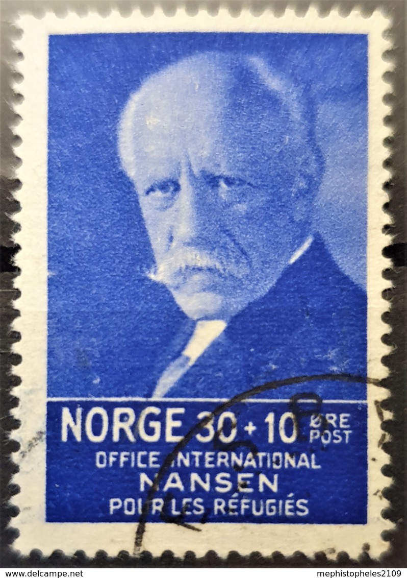 NORWAY 1935 - Canceled - Sc# B8 - 30+10o - Nansen - Used Stamps