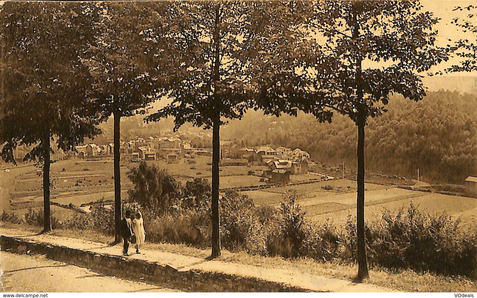 CPA - Belgique - La Roche En Ardenne - Route De Samrée - Quartier De La Gare - La-Roche-en-Ardenne