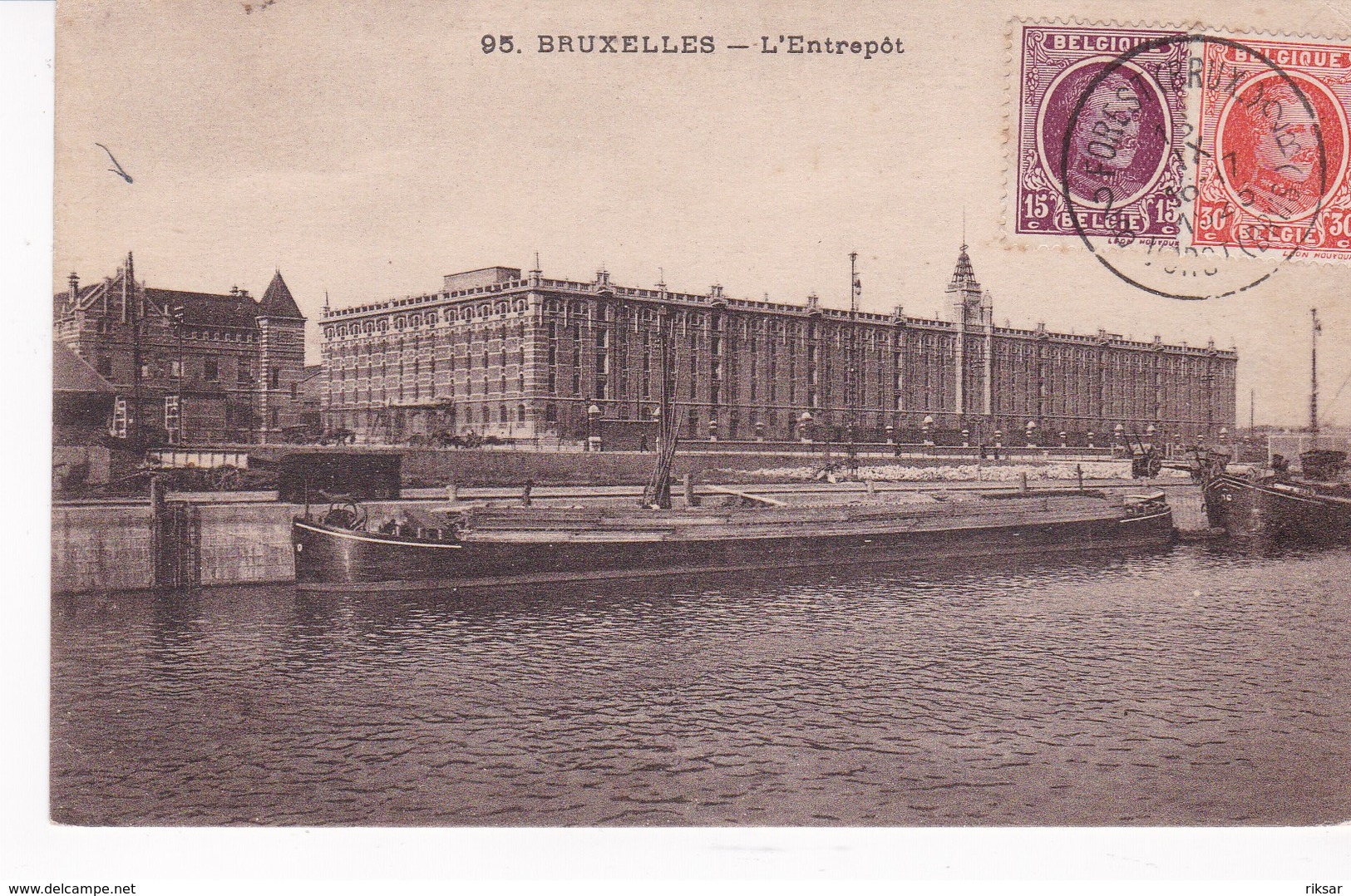 BELGIQUE(BRUXELLES) BATEAU DE PENICHE - Transport (sea) - Harbour