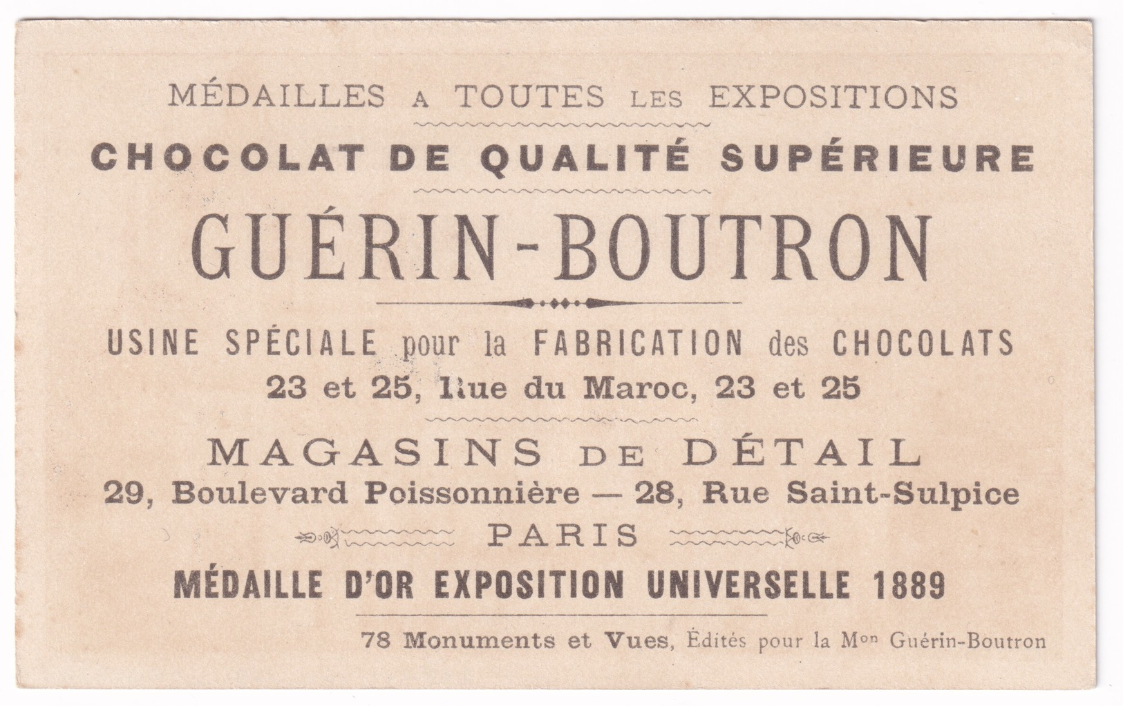 Chromo Chocolat Guérin-Boutron Projets Exposition Universelle De Paris 1900 Seine Pont Alexandre III Aviron A32-62 - Guérin-Boutron