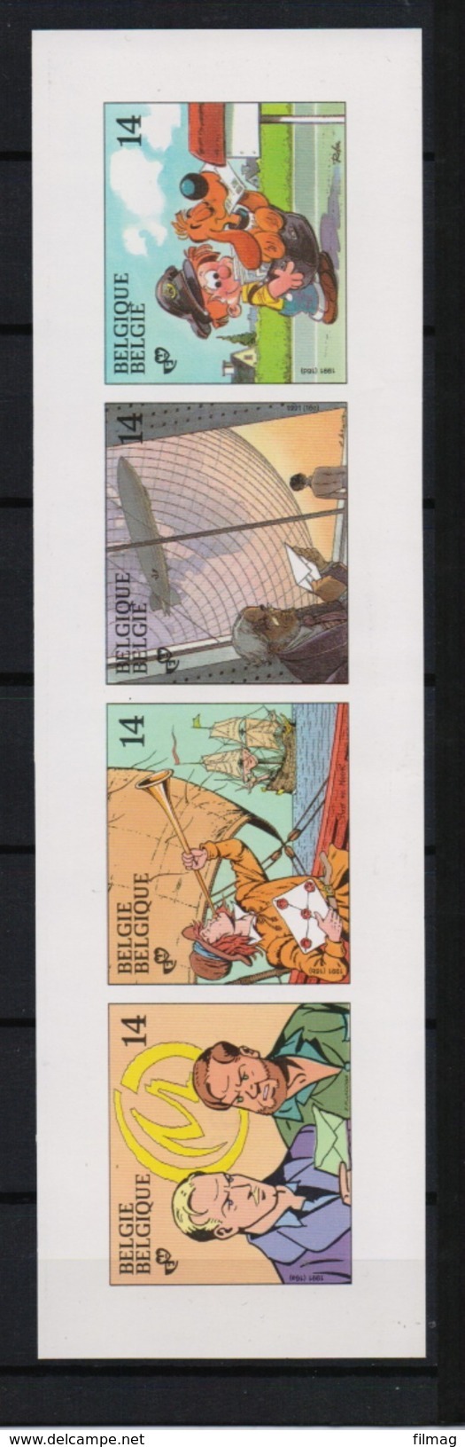 BOEKJE 22 STRIPS ONGETAND POSTFRIS** 1991 - Andere & Zonder Classificatie