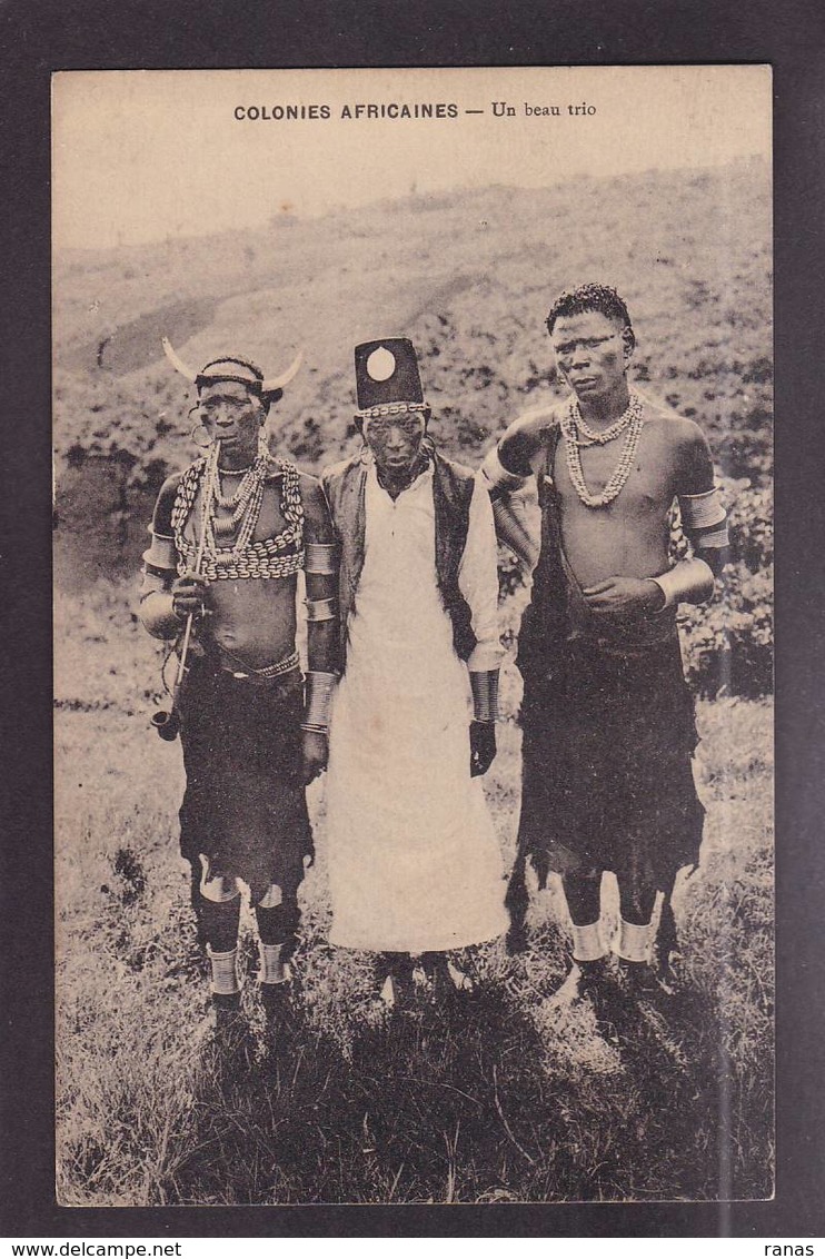 CPA Guinée Française Afrique Noire Non Circulé Guerrier Type - French Guinea