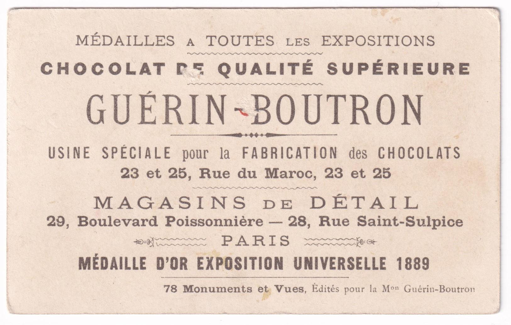 Chromo Guérin-Boutron Projets Exposition Universelle De Paris 1900 Seine Tour Eiffel Inde Trocadéro Canotage A32-63 - Guerin Boutron