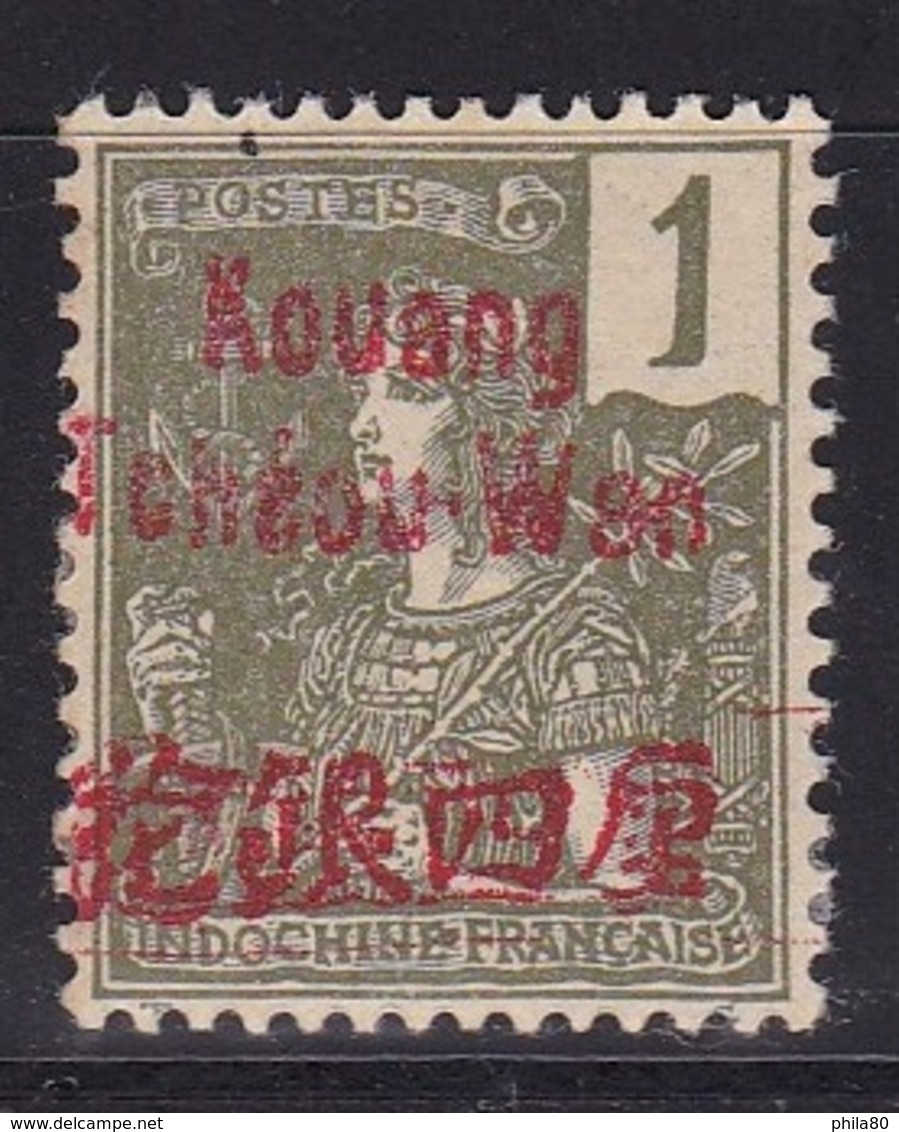 Kouang-Tcheou N°1* - Unused Stamps