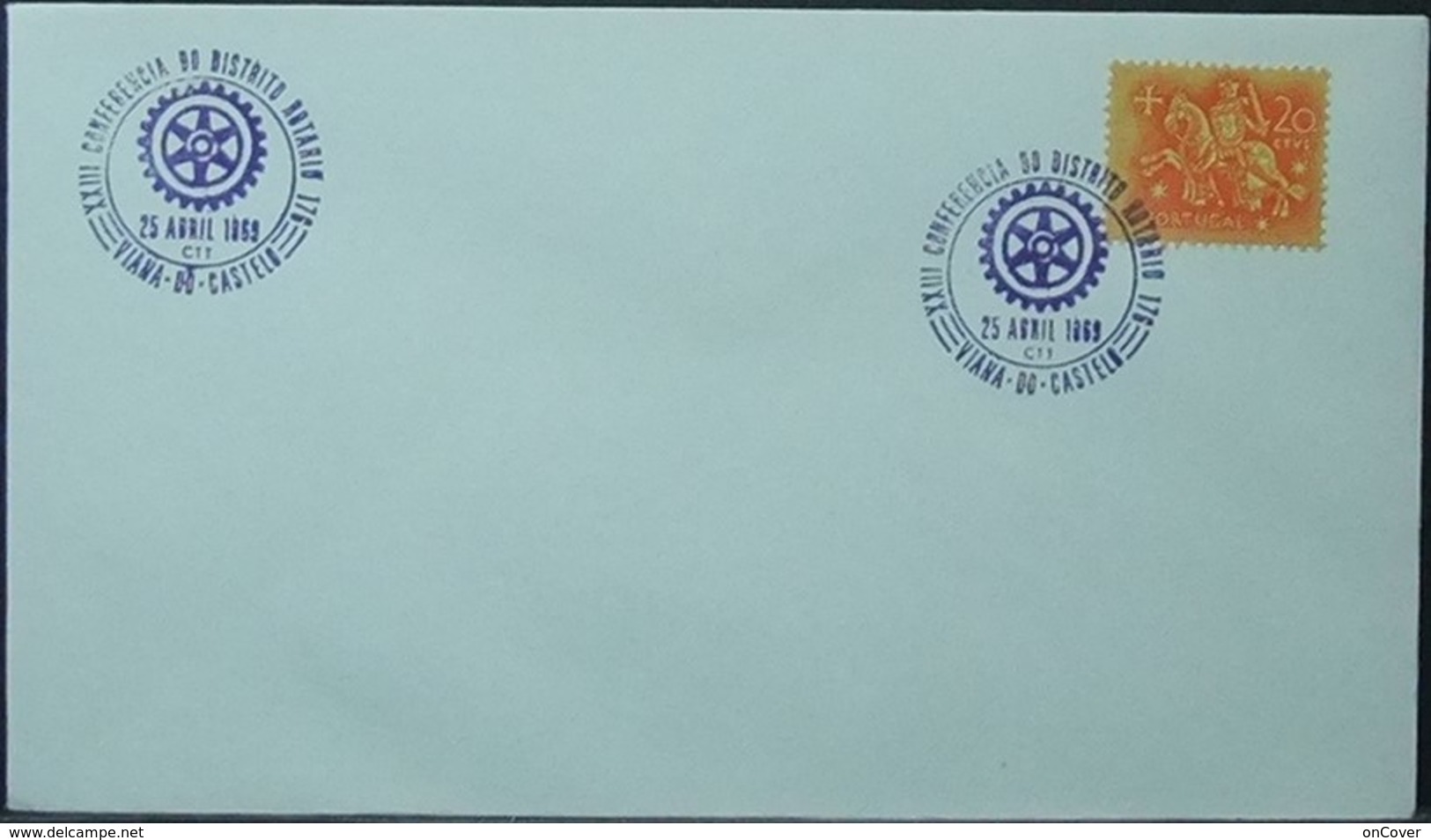 Portugal - Cover 1969 Rotary Club On Cancel Viana Do Castelo - Covers & Documents