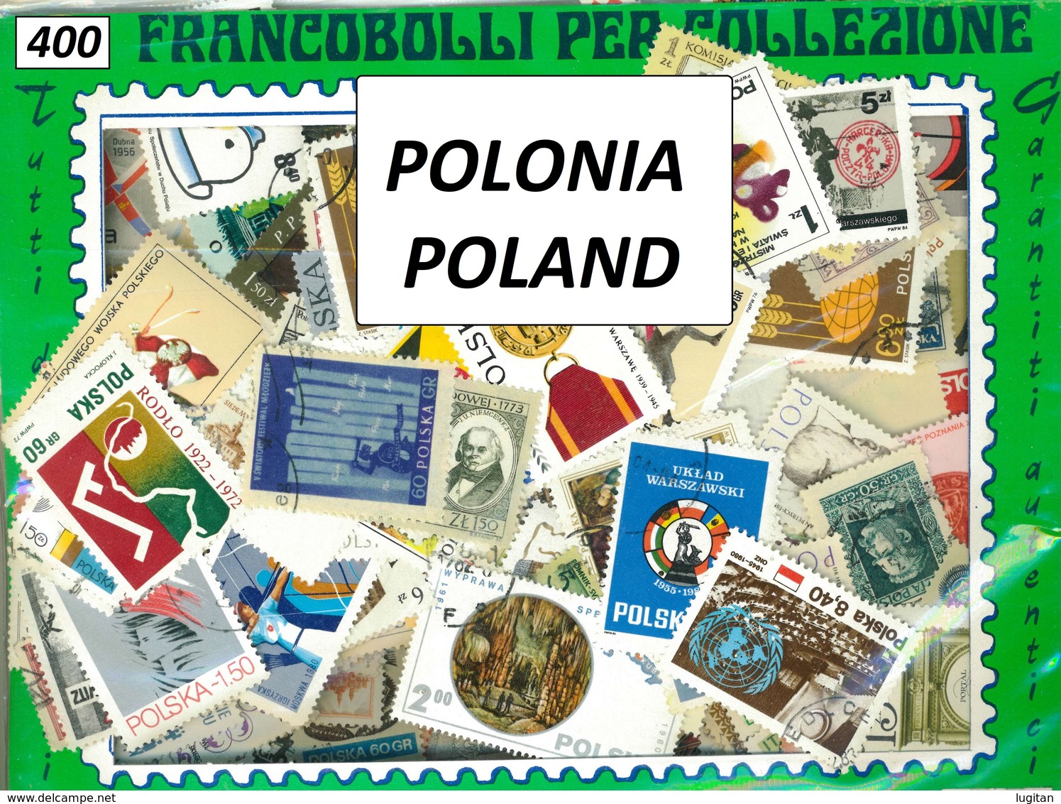 MIX DI 400 FRANCOBOLLI ASSORTITI SCELTI USATI POLONIA - 400 POLAND CANCELLED STAMPS - Collezioni