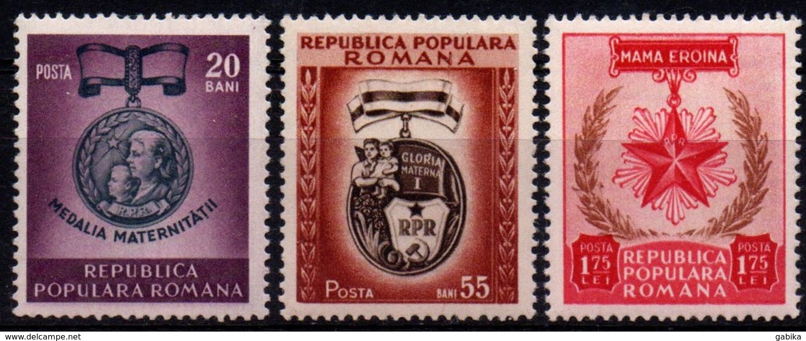 Romania 1952, Scott 875-877, MNH, Women's Day - Nuovi