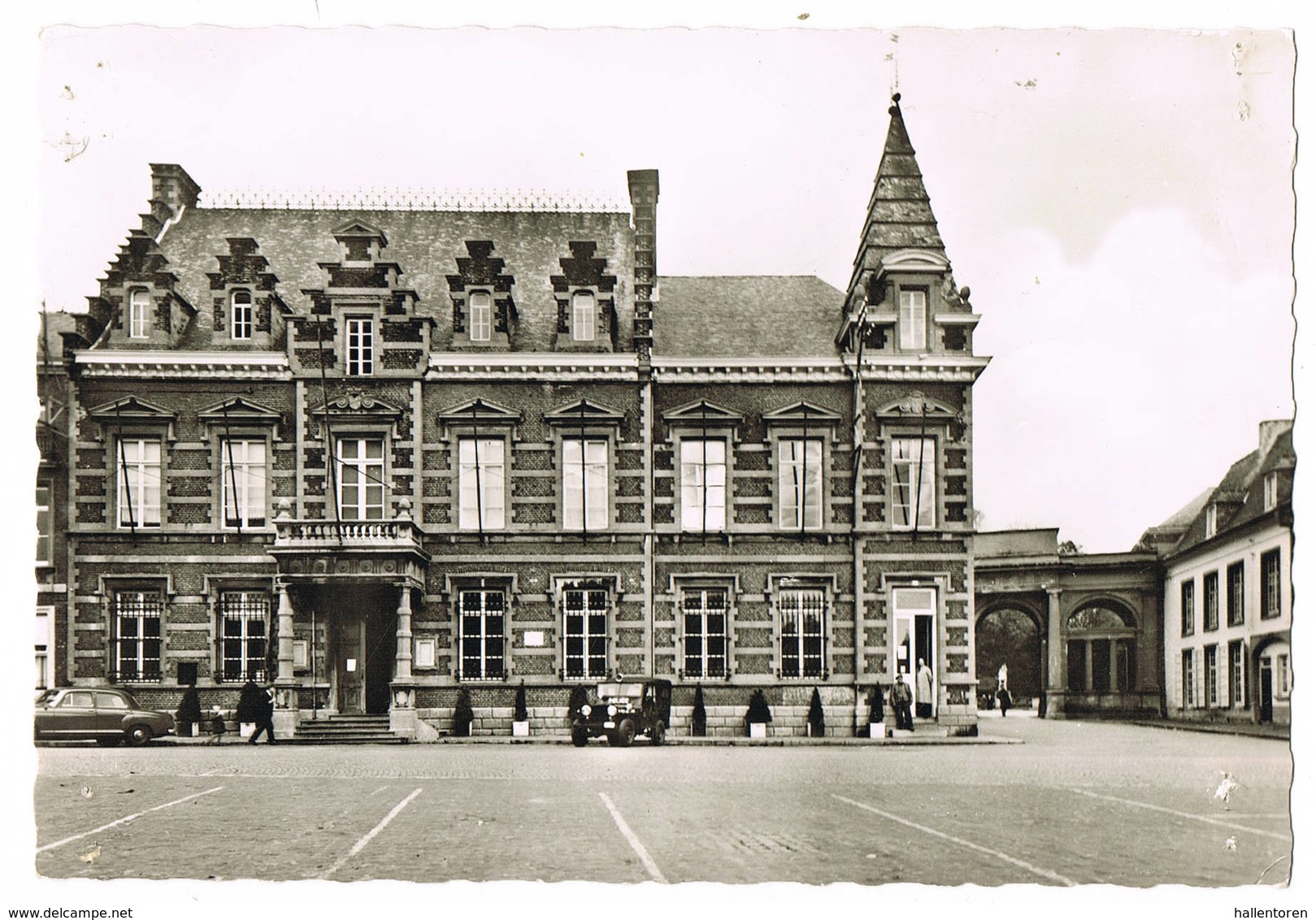 Enghien: Hôtel -de-Ville Et Entrée Du Parc ( 2 Scans) - Enghien - Edingen