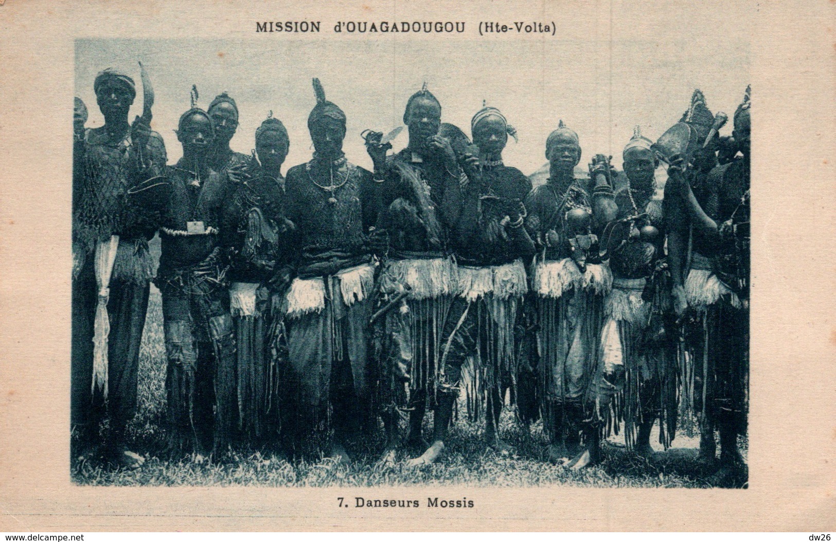 Danseurs Mossis (Haute-Volta) Mission D'Ouagadougou - Carte N° 7 - África