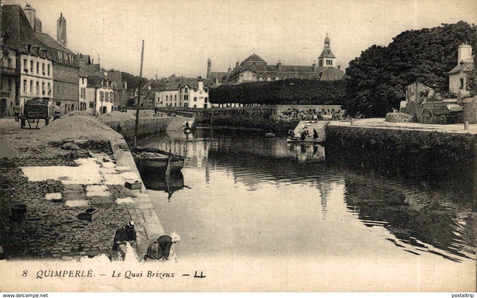 PORT LOUIS Les Pâtis Et L'hôtel De La Plage   Francia. France. - Quimperlé