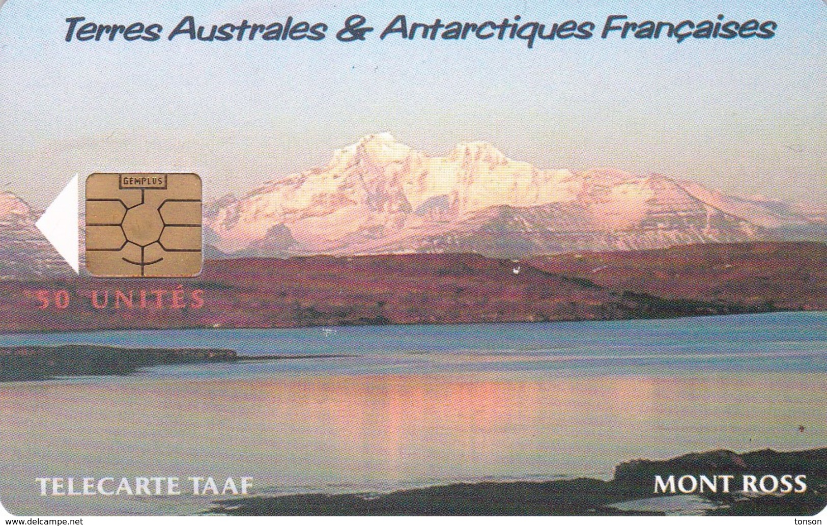 TAAF, TAF-30, Le Mont Ross, 2 Scans. - TAAF - Franz. Süd- Und Antarktisgebiete