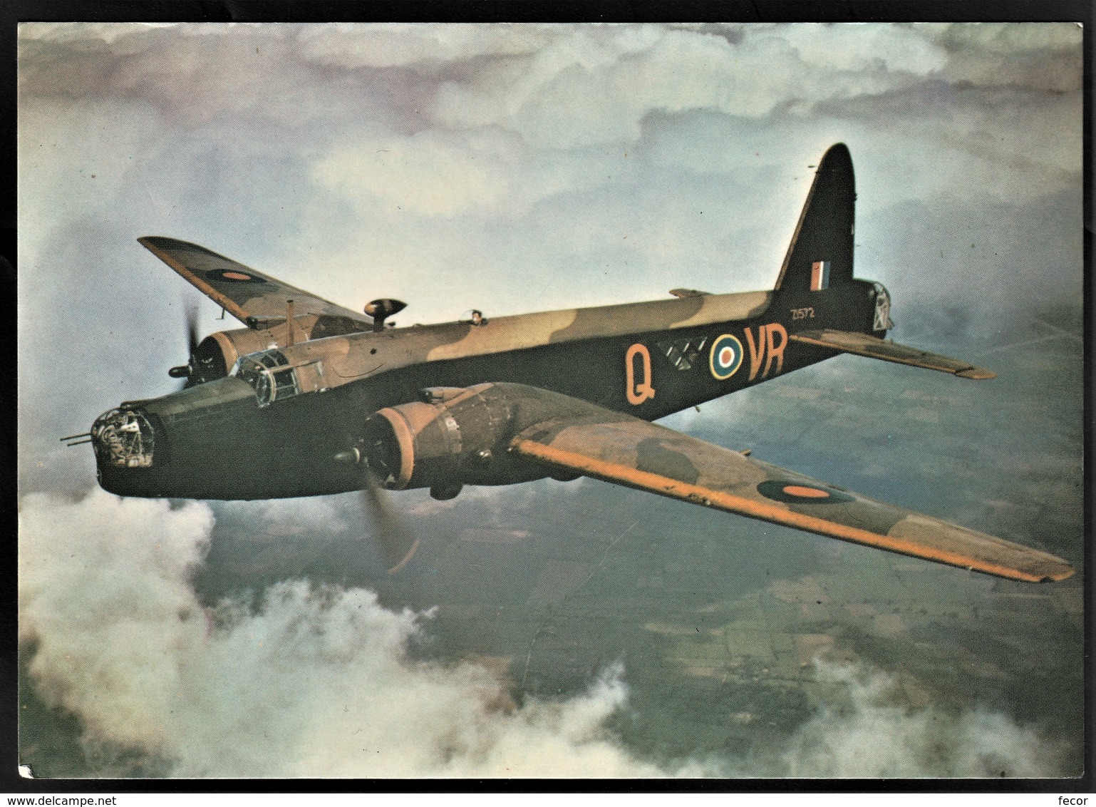 8 . VICKERS-ARMSTRONG  WELLINGTON   AFTER THE BATTLE POSTCARD SERIES No 2 - 1939-1945: 2ème Guerre