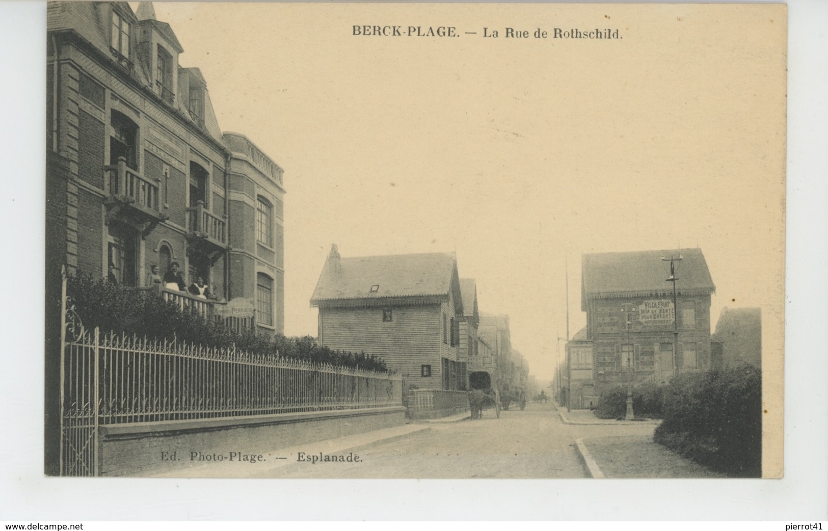 BERCK PLAGE - La Rue De Rothschild - Berck