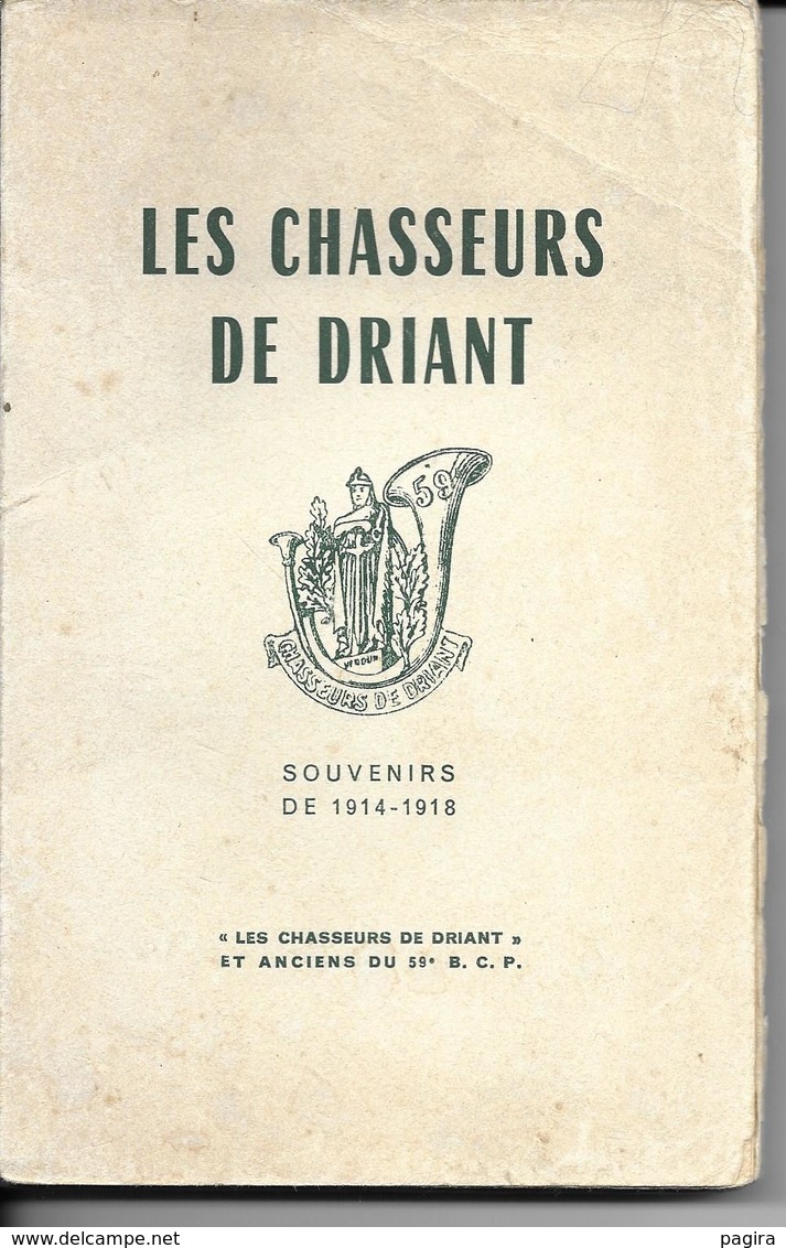 55- VERDUN  Les CHASSEURS De DRIANT 1959 - War 1914-18