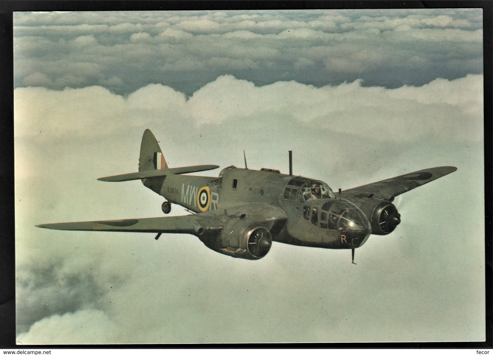 10 . BRISTOL BEAUFORT  I, L9878    AFTER THE BATTLE POSTCARD SERIES No 2 - 1939-1945: 2ème Guerre