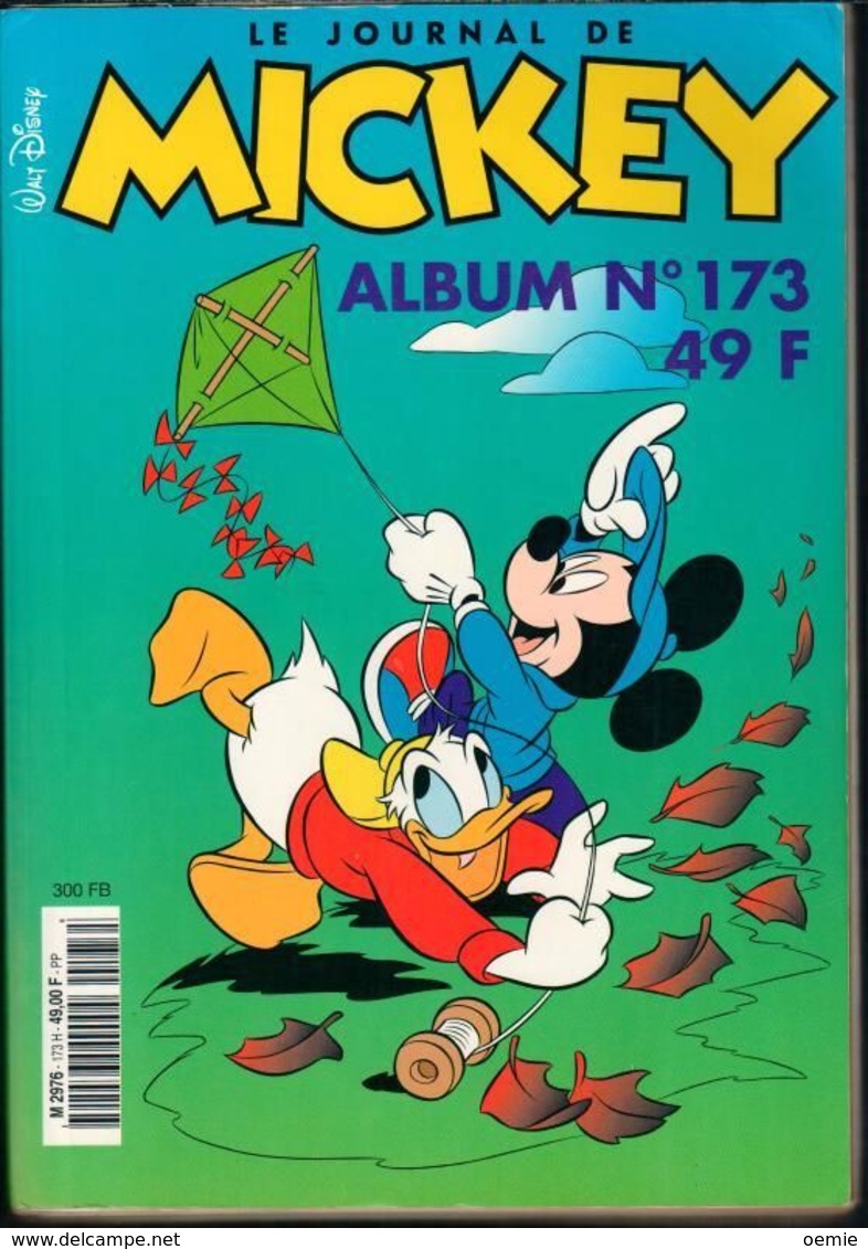 LE JOURNAL DE MICKEY ALBUM N° 173  10 REVUE RELIE - Mickey Parade