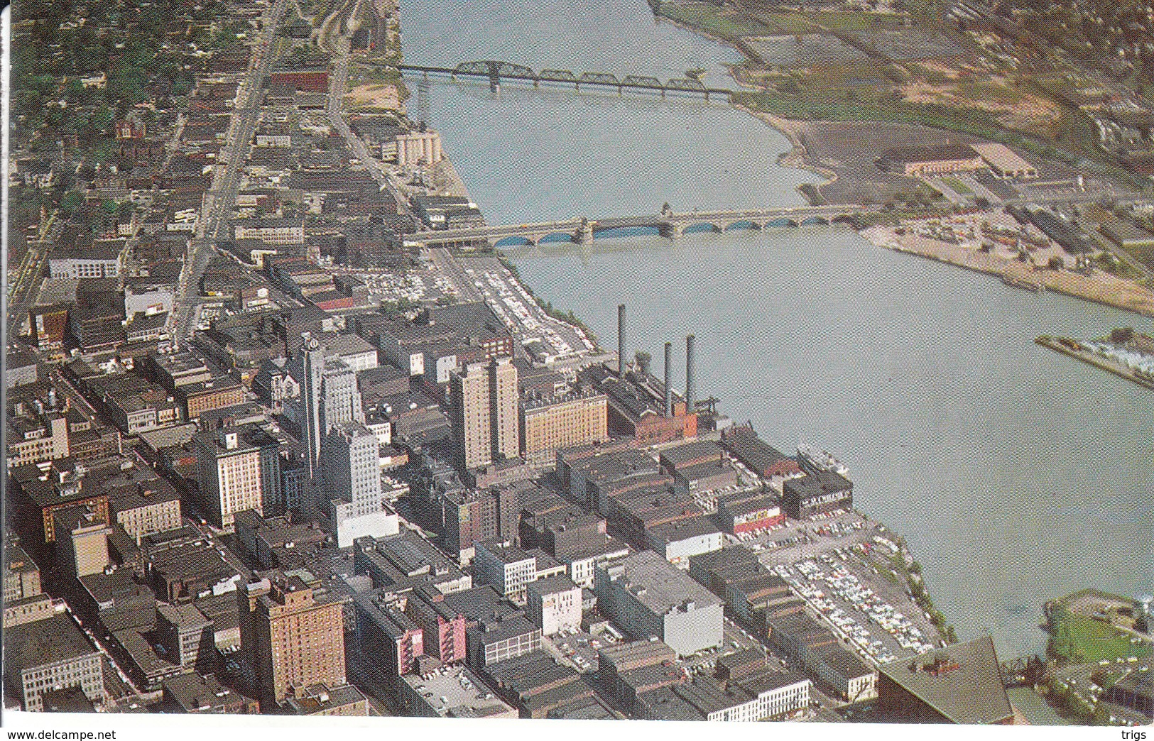 Toledo - Aerial View Of Downtown Toledo And The Maumes - Toledo