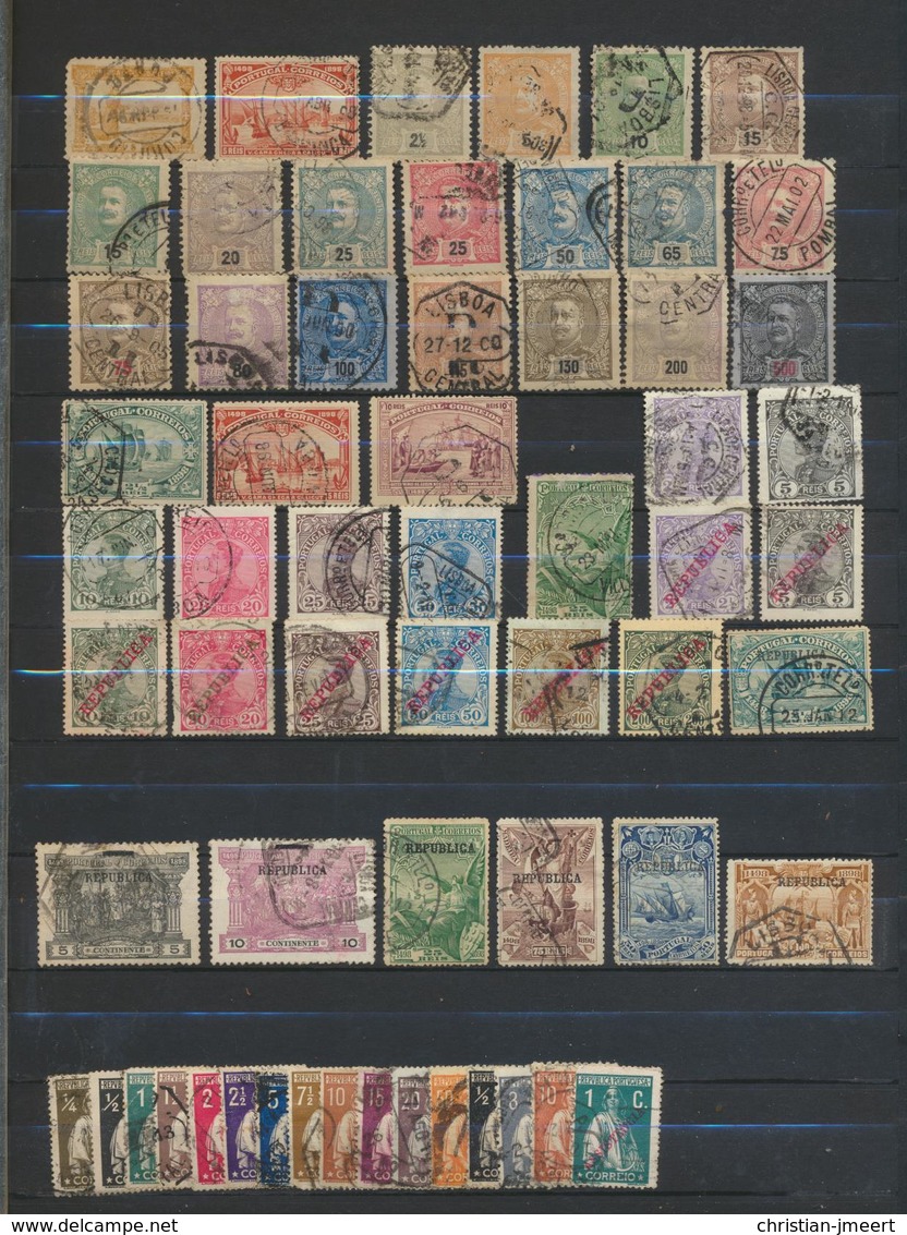 PORTUGAL Grosse Collection - Voir état Sur 18 Scans  679 Timbres Diff. Très Fort Soigné - Verzamelingen