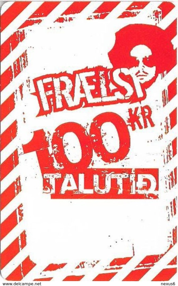 Faroe - Kall Frælsi Talutid, 100Kr. GSM Refill, Exp.08.2008, Used - Faroe Islands