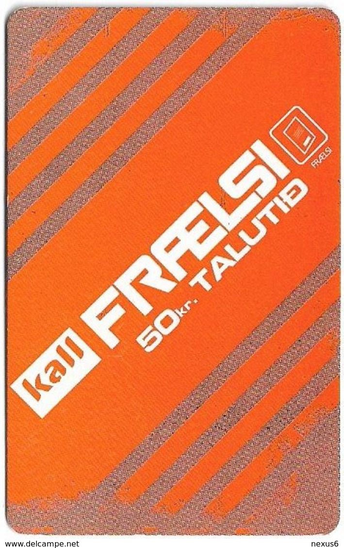 Faroe - Kall Frælsi, 50Kr. GSM Refill, Exp.01.2009, Used - Féroé (Iles)