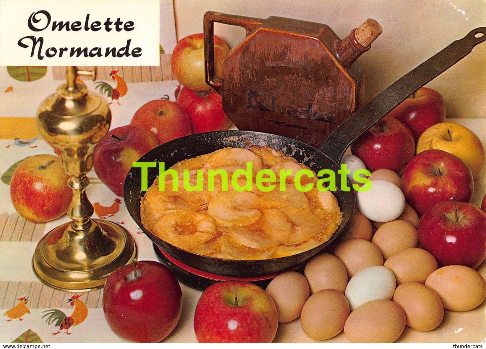 CPSM RECETTE EDITIONS LYNA No 68 L'OMELETTE NORMANDE - Recettes (cuisine)