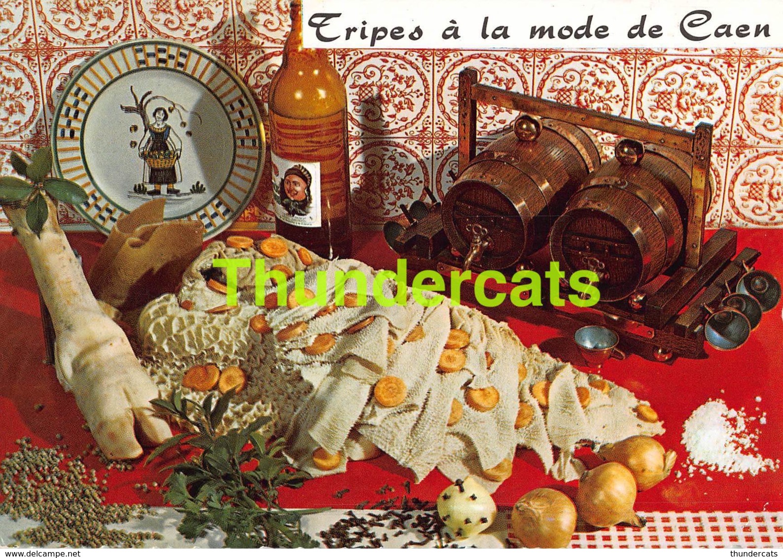 CPSM RECETTE EDITIONS LYNA No 50 TRIPES A LA MODE DE CAEN - Recettes (cuisine)