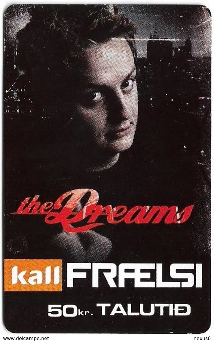 Faroe - Kall, The Dreams #4, 50Kr. GSM Refill, Exp.01.2009, Used - Féroé (Iles)