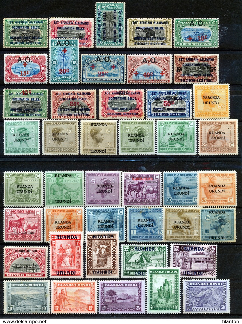 RUANDA-URUNDI - Selectie Nr 299 - MH* - Collections