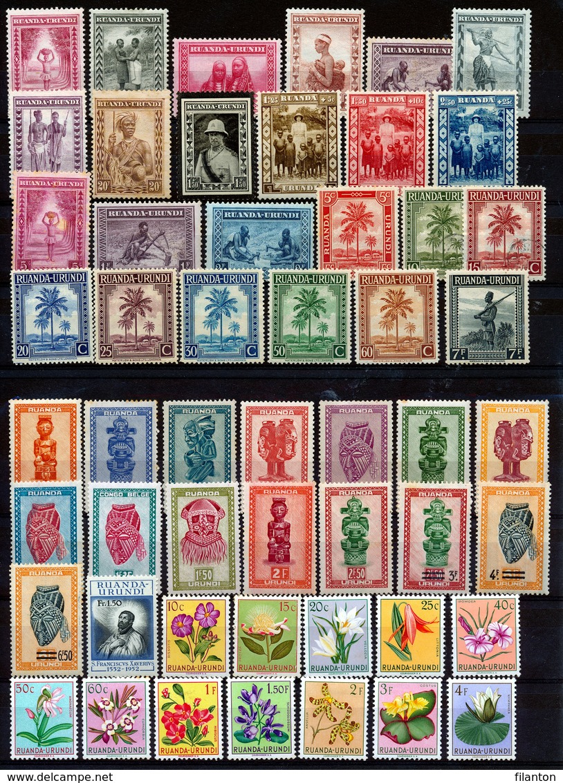 RUANDA-URUNDI - Selectie Nr 299 - MH* - Collections